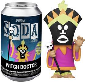 Funko Soda Scooby-Doo Witch Doctor collectible figure from Series 1, featuring a legendary NFT design, by Ralphie's Funhouse.