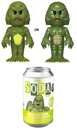 Funko Soda Universal Monsters Creature From The Black Lagoon vinyl figure by Ralphie's Funhouse, 1/6 Chase variant, detailed collectible toy