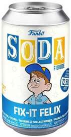 Sealed Funko Soda can featuring Fix-It Felix from Wreck-It Ralph, collectible vinyl figure in a branded can.