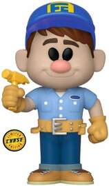 Sealed can of Funko Soda Wreck-It Ralph Fix-It Felix collectible figure by Ralphie's Funhouse, featuring detailed character design.