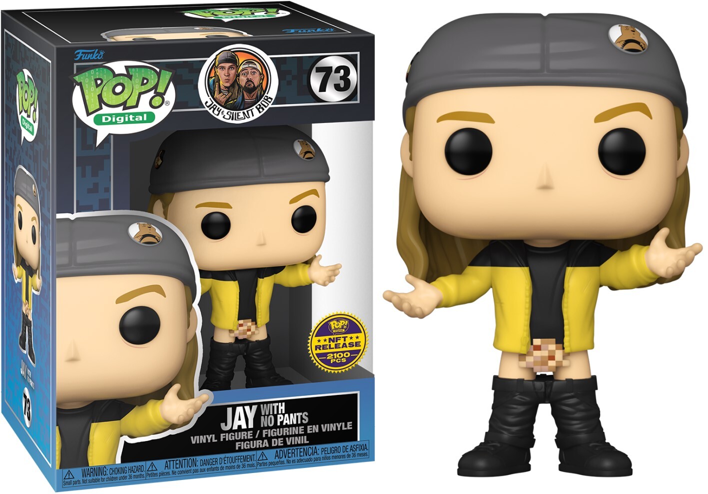 Ralphie's Funhouse Jay with No Pants plush toy featuring a playful character with no pants and colorful clothing details.