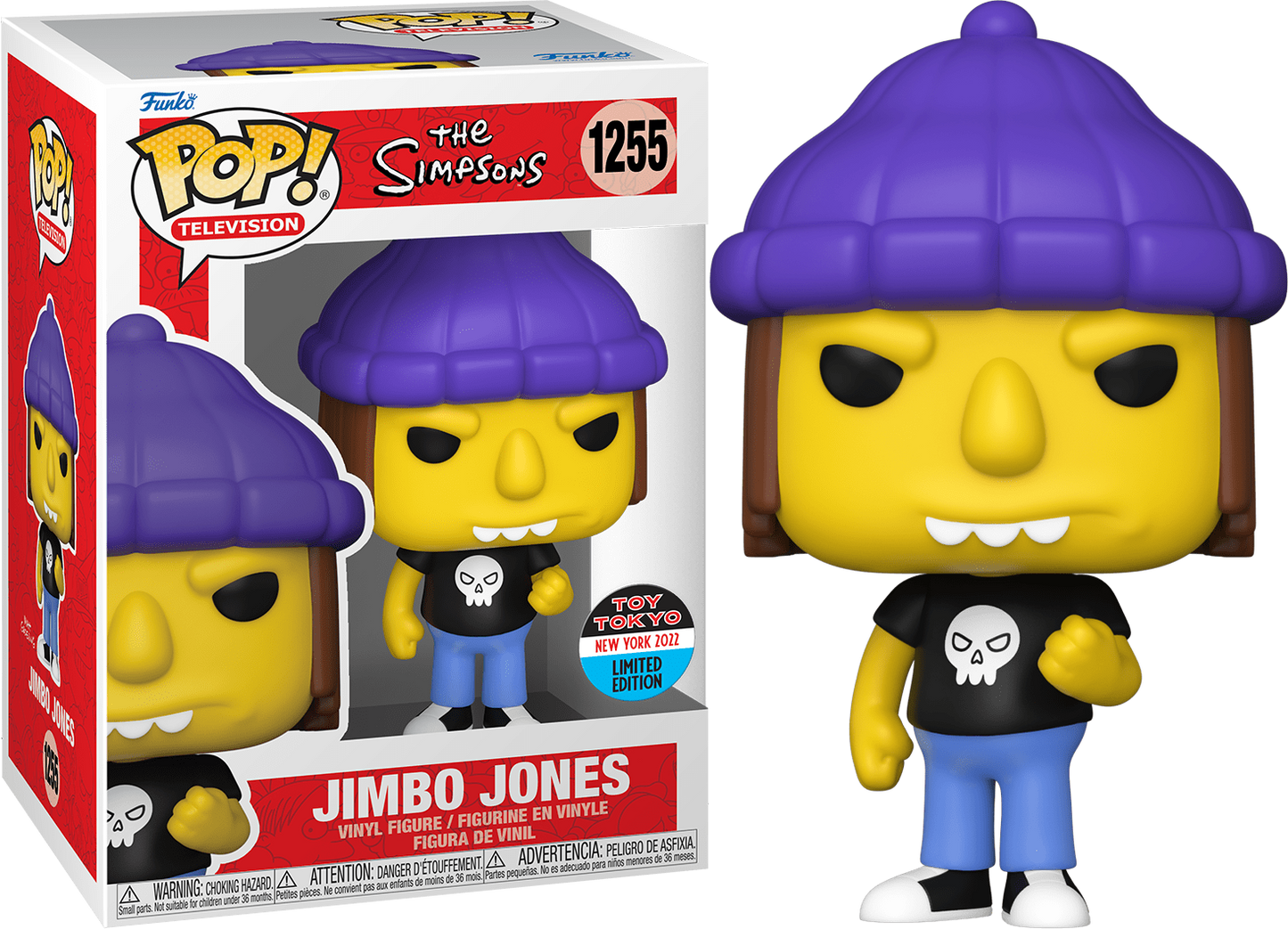 Jimbo Jones plush toy from Ralphie's Funhouse featuring detailed cartoon character design on soft fabric