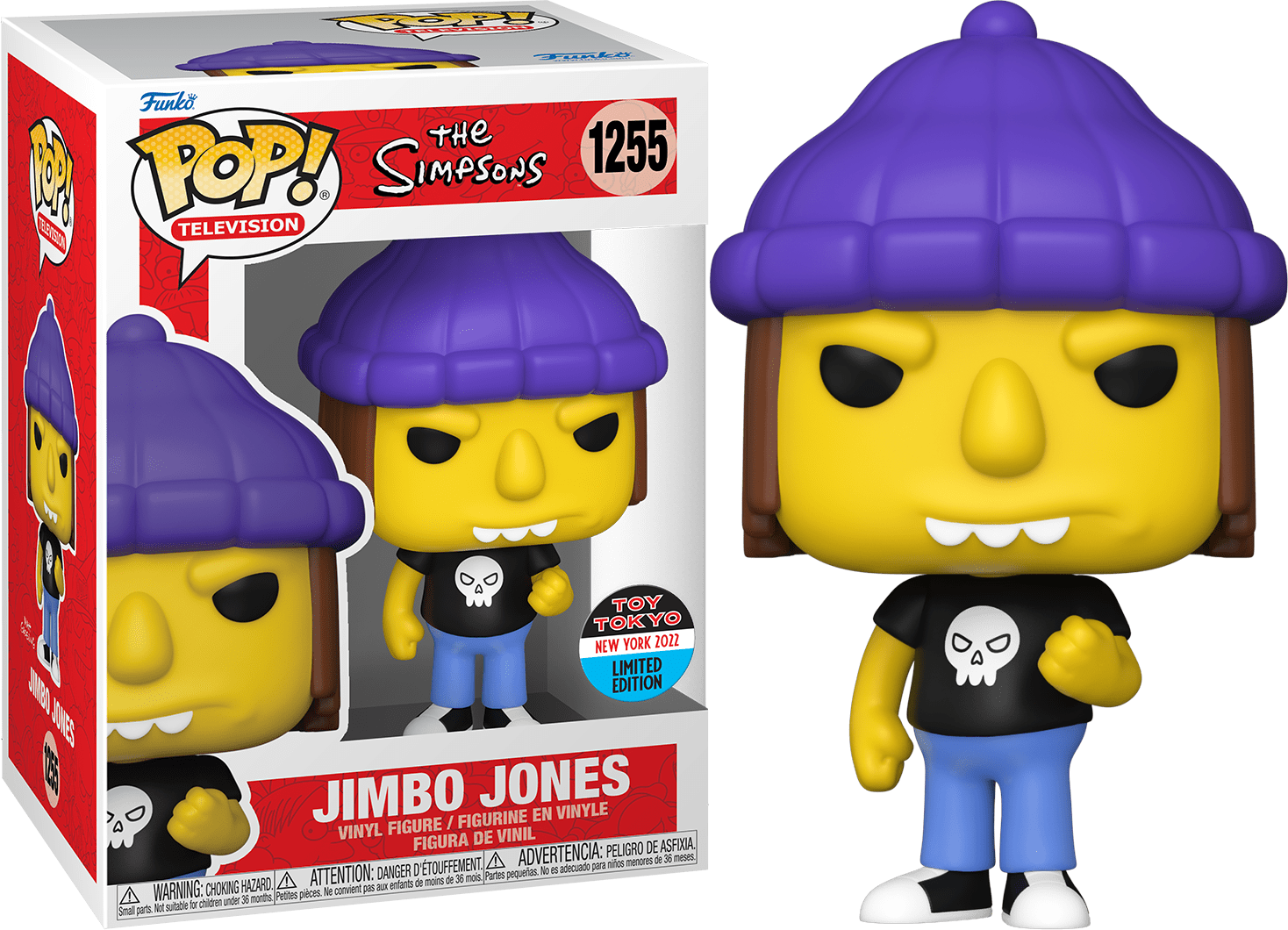 Jimbo Jones plush toy from Ralphie's Funhouse featuring detailed cartoon character design on soft fabric