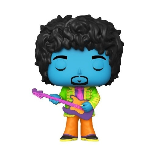 Ralphie's Funhouse Jimi Hendrix poster featuring a vibrant image of the legendary guitarist with his iconic guitar.