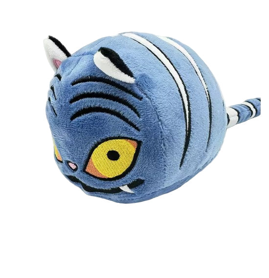 Ralphie's Funhouse K-POP DEMON HUNTERS plush Derpy Tiger character sitting with detailed fur and expressive eyes.