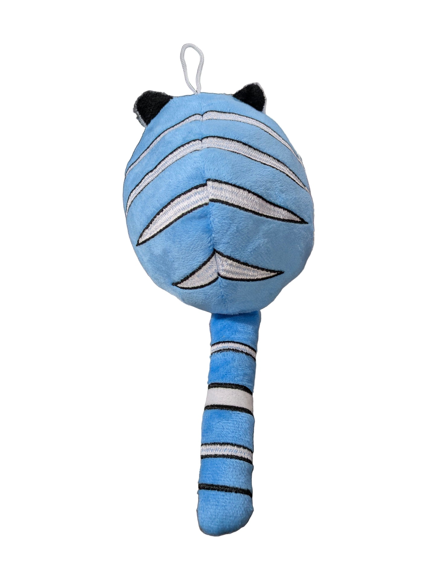 K-POP DEMON HUNTERS plush toy featuring a derpy tiger design from Ralphie's Funhouse. Soft, colorful, and cuddly plush animal.