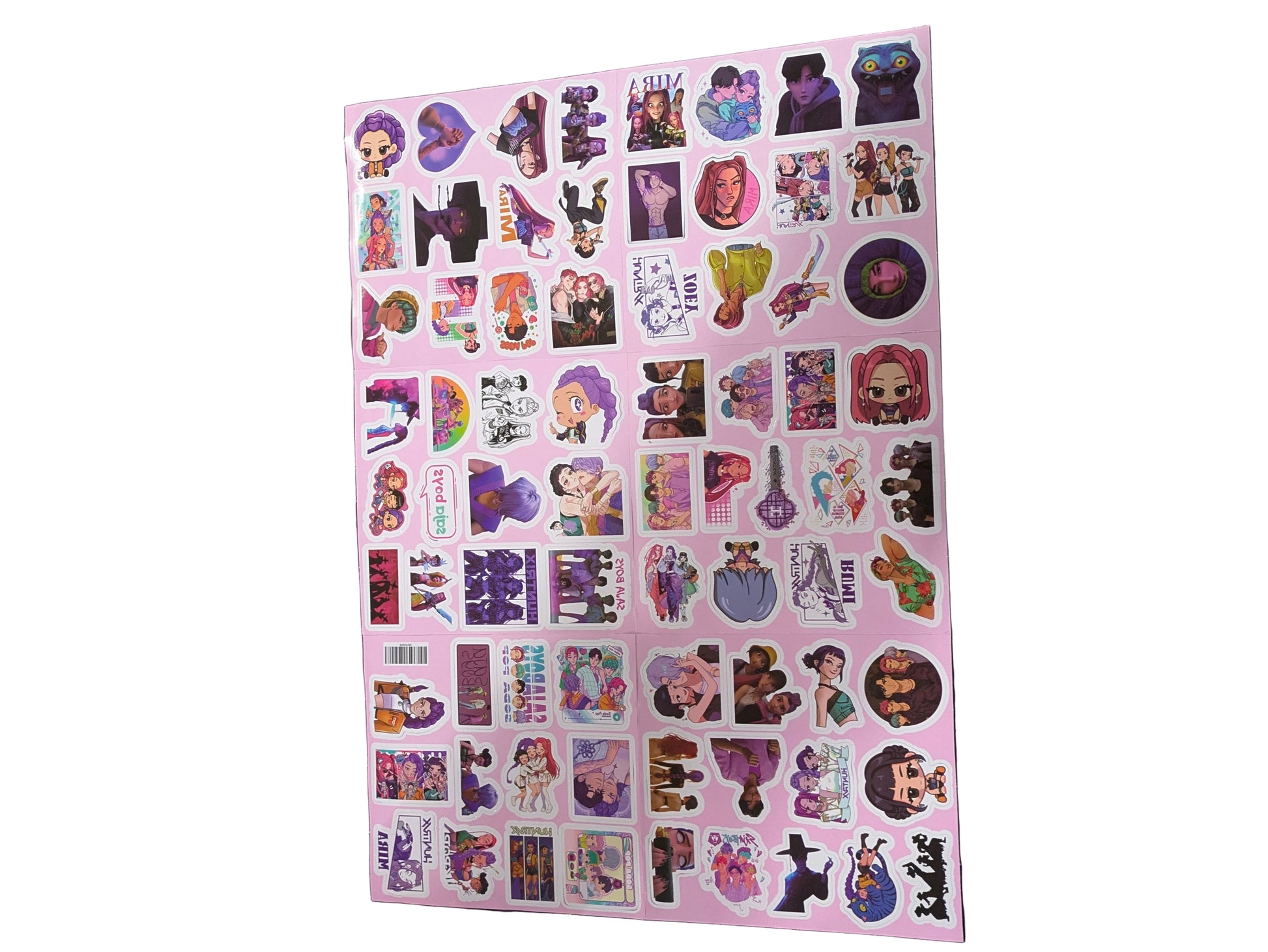 K-POP Demon Hunters sticker pack by Ralphie's Funhouse with 75 colorful stickers featuring characters from the series.