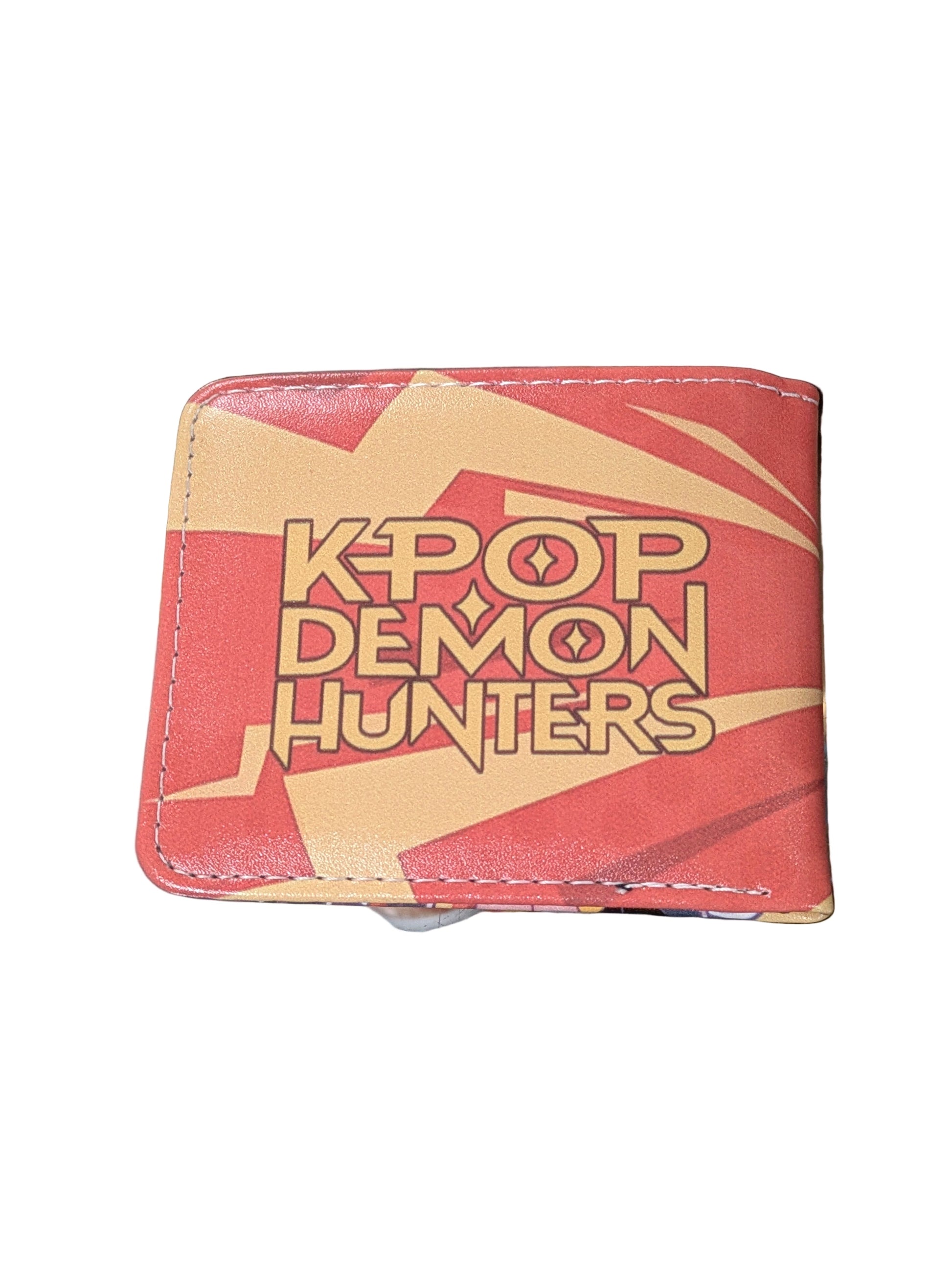 K-POP Demon Hunters Wallet by Ralphie's Funhouse featuring a vibrant Trio Burst design with demon hunter artwork.