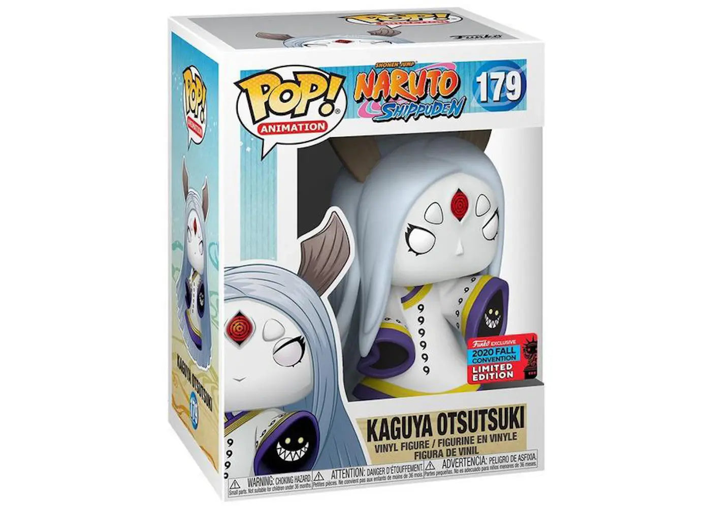 Kaguya Otsutsuki figure from Ralphie's Funhouse, detailed anime character with intricate clothing and expressive pose.