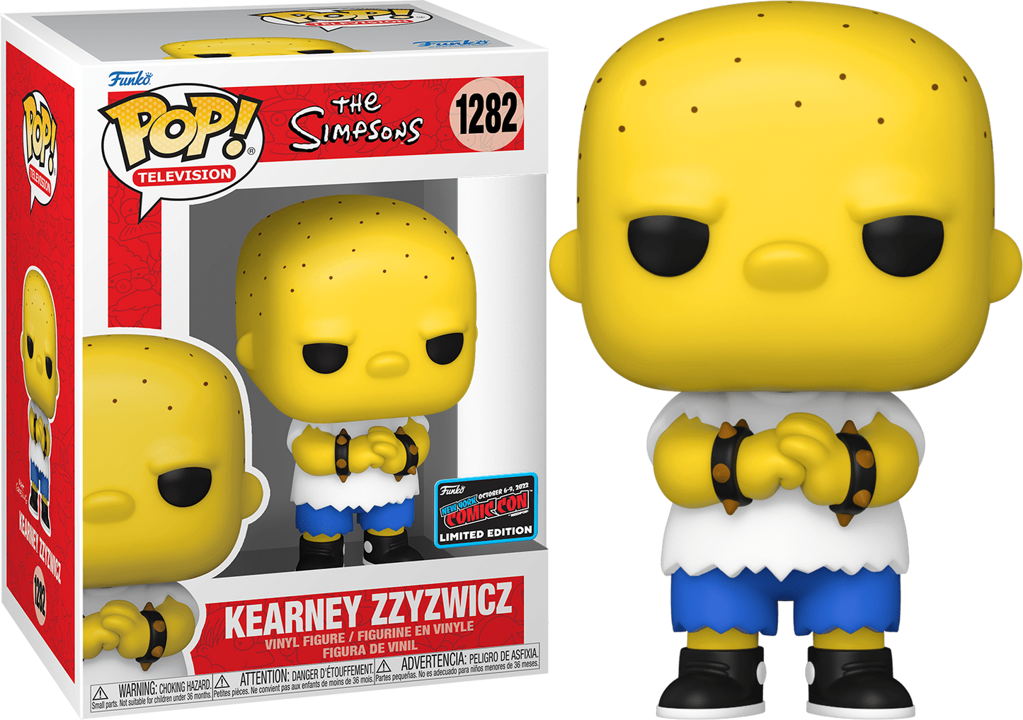 Kearney Zzyzwicz action figure from Ralphie's Funhouse, featuring detailed design and vibrant colors.