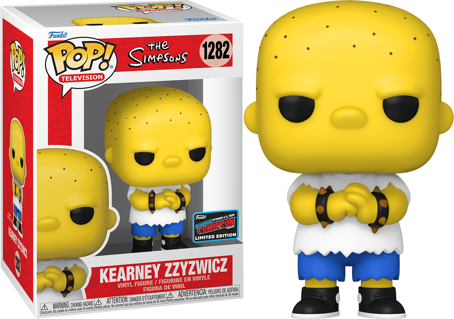 Kearney Zzyzwicz action figure from Ralphie's Funhouse, featuring detailed design and vibrant colors.