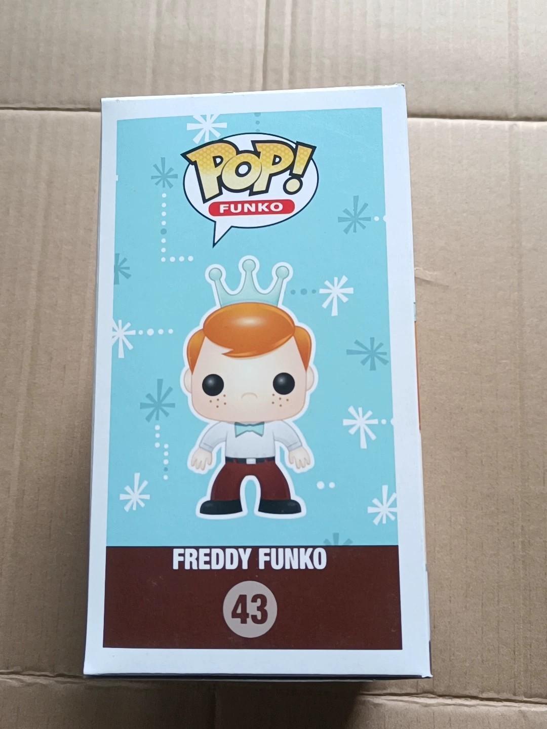LE400 SDCC Freddy Funko as Mad Hatter collectible figure from Ralphie's Funhouse, featuring Freddy in whimsical Mad Hatter costume.