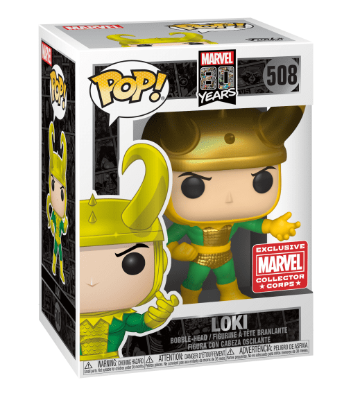 Ralphie's Funhouse Loki action figure from first appearance, detailed Marvel comic character in vibrant costume.