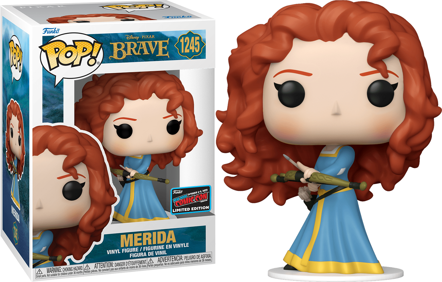 Ralphie's Funhouse Merida action figure with detailed costume and accessories, posed on a plain background.
