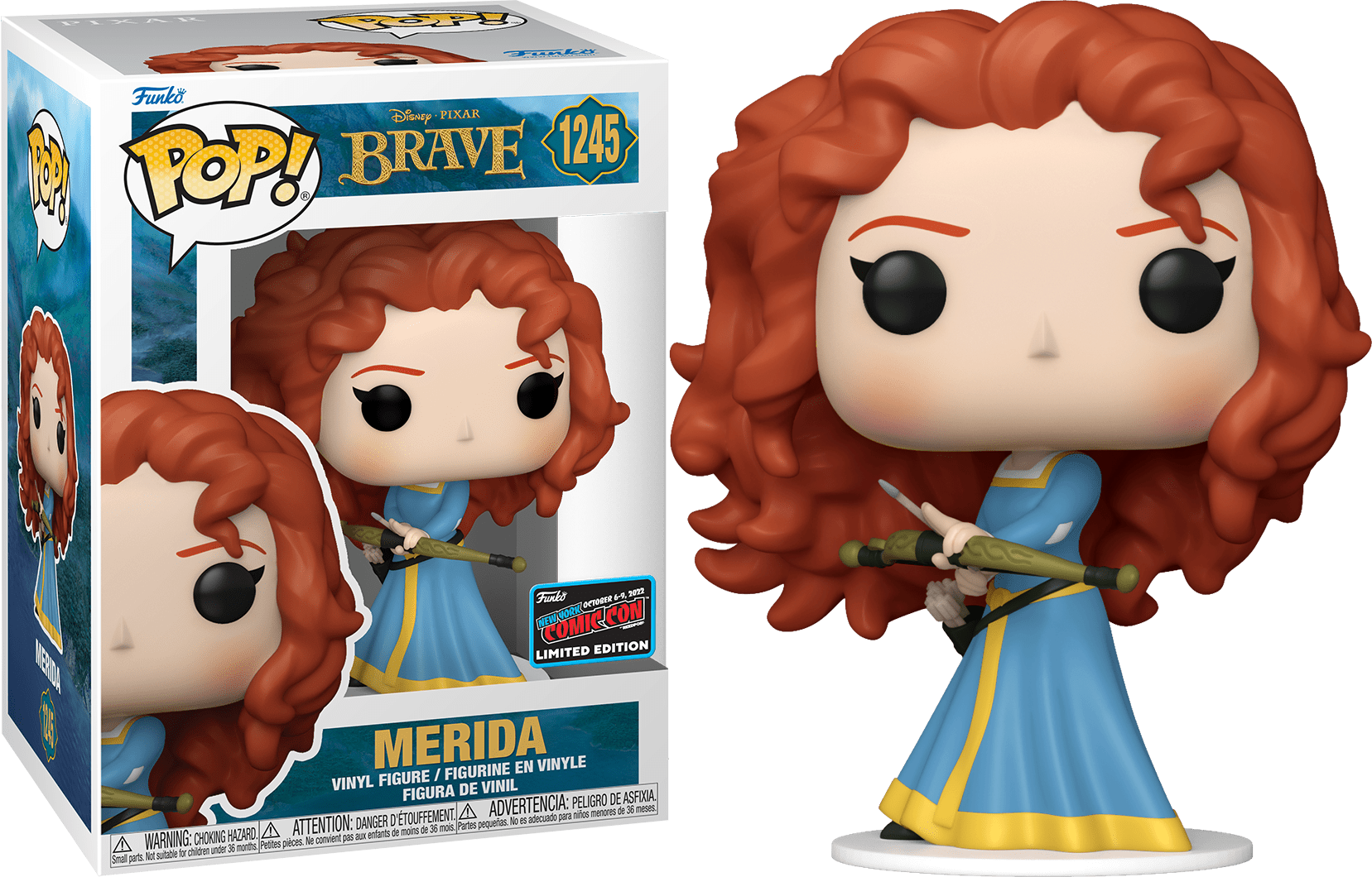 Ralphie's Funhouse Merida action figure with detailed costume and accessories, posed on a plain background.