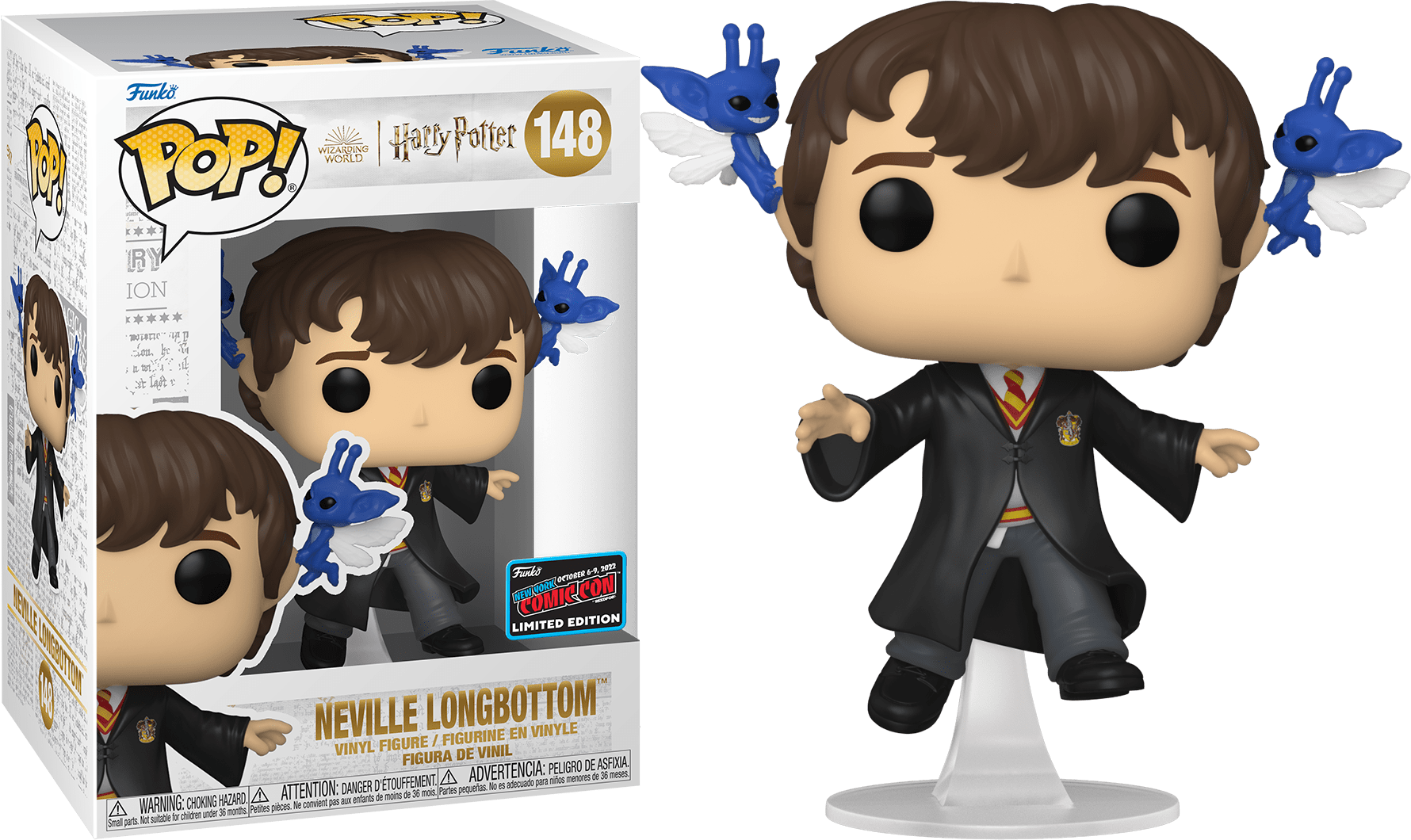 Ralphie's Funhouse Neville Longbottom figure with detailed Harry Potter character costume and accessories.