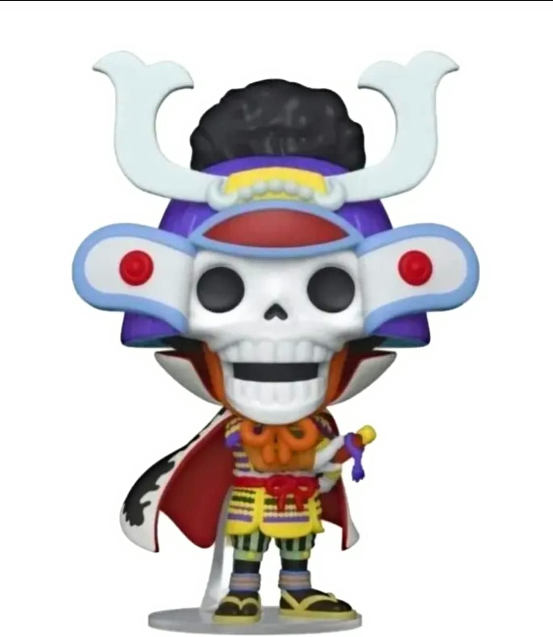 One Piece Samurai Brook vinyl figure by Ralphie's Funhouse, featuring detailed design and vibrant colors, collectible anime figure.