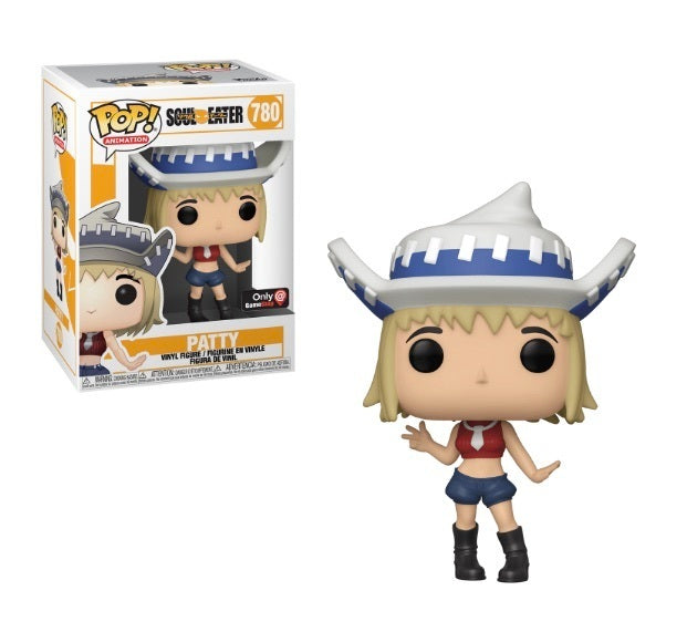 Patty from Soul Eater plush toy by Ralphie's Funhouse, featuring her signature black and white outfit and expressive face.