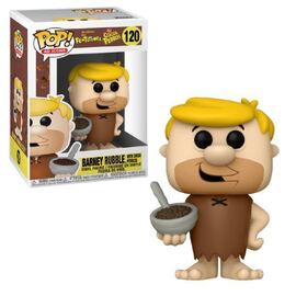 Barney Rubble Pop! Ad Icons figure from Ralphie's Funhouse holding Cocoa Pebbles cereal box.