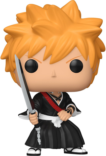 Pop! Animation Bleach Ichigo Kurosaki figure from Ralphie's Funhouse, featuring Ichigo in his signature orange outfit and spiky hair.