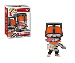 Pop! Animation Chainsaw Man Common figure by Ralphie's Funhouse, featuring a detailed collectible character with vibrant colors.