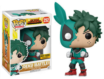 Funko Pop! Dragon Ball Z Deku (Battle) figure by Ralphie's Funhouse, detailed collectible toy with vibrant colors and dynamic pose.