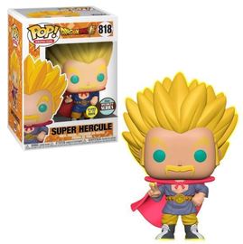 Glow-in-the-dark Pop! Animation Dragon Ball Z Super Hercule figure, specialty series exclusive, featuring vibrant colors and detailed design