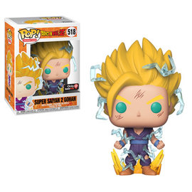 Funko Pop! Animation figure of Super Saiyan 2 Gohan from Dragon Ball Z, a Ralphie's Funhouse exclusive collectible.