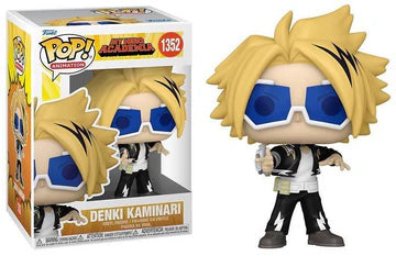 Pop! Animation My Hero Academia Denki Kaminari figure from Ralphie's Funhouse, featuring character in colorful stylized design.