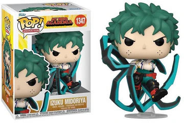 My Hero Academia Izuku Midoriya Pop! Animation figure with Black Whip accessory, collectible toy from Ralphie's Funhouse