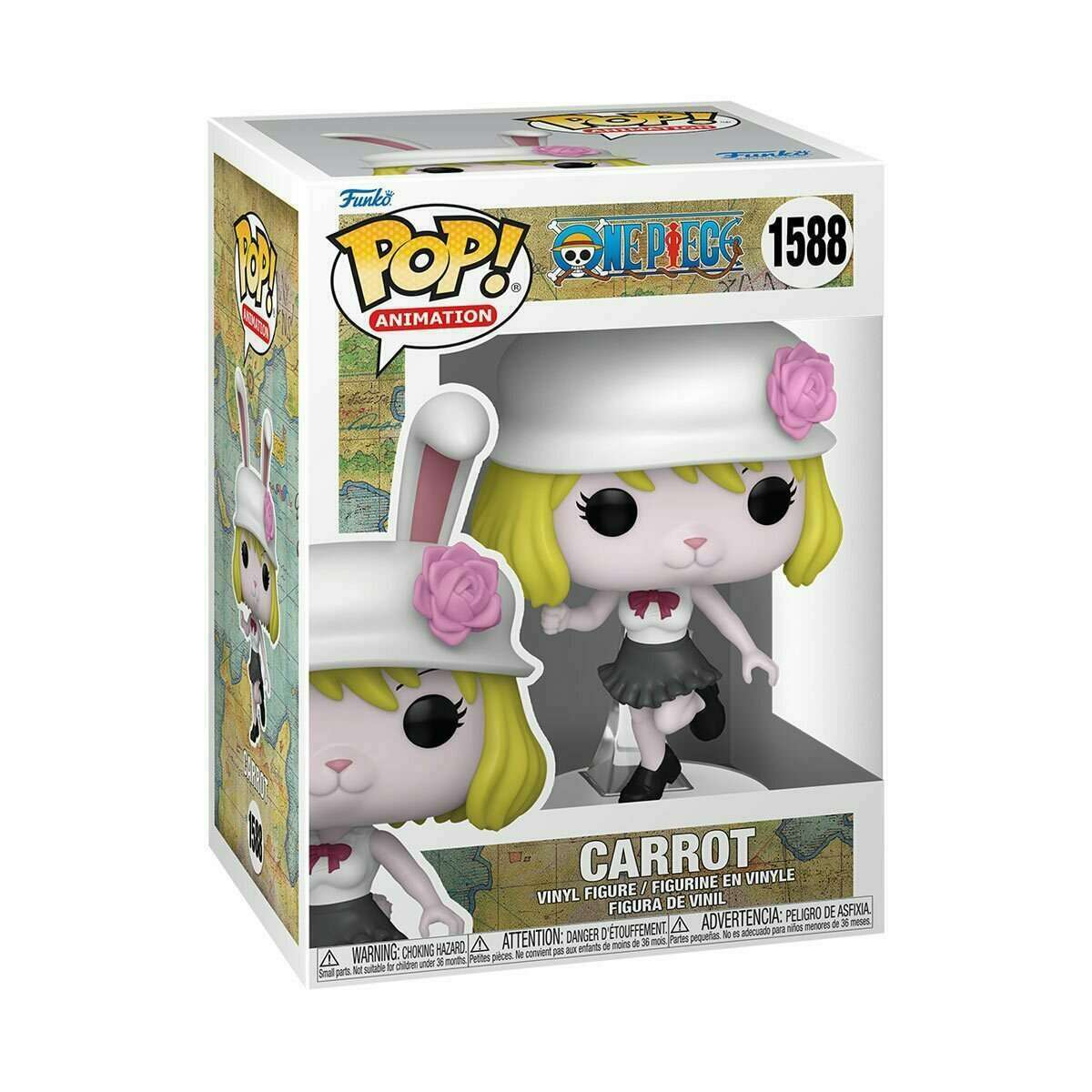 Pop! Animation One Piece Carrot figure from Ralphie's Funhouse, showing Carrot in her signature outfit and cheerful pose.