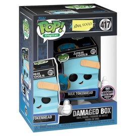 Ralphie's Funhouse Pop! Digital April Fools Series 3 NFT Legendary damaged box art toy #417LE1900, collectible with unique box design