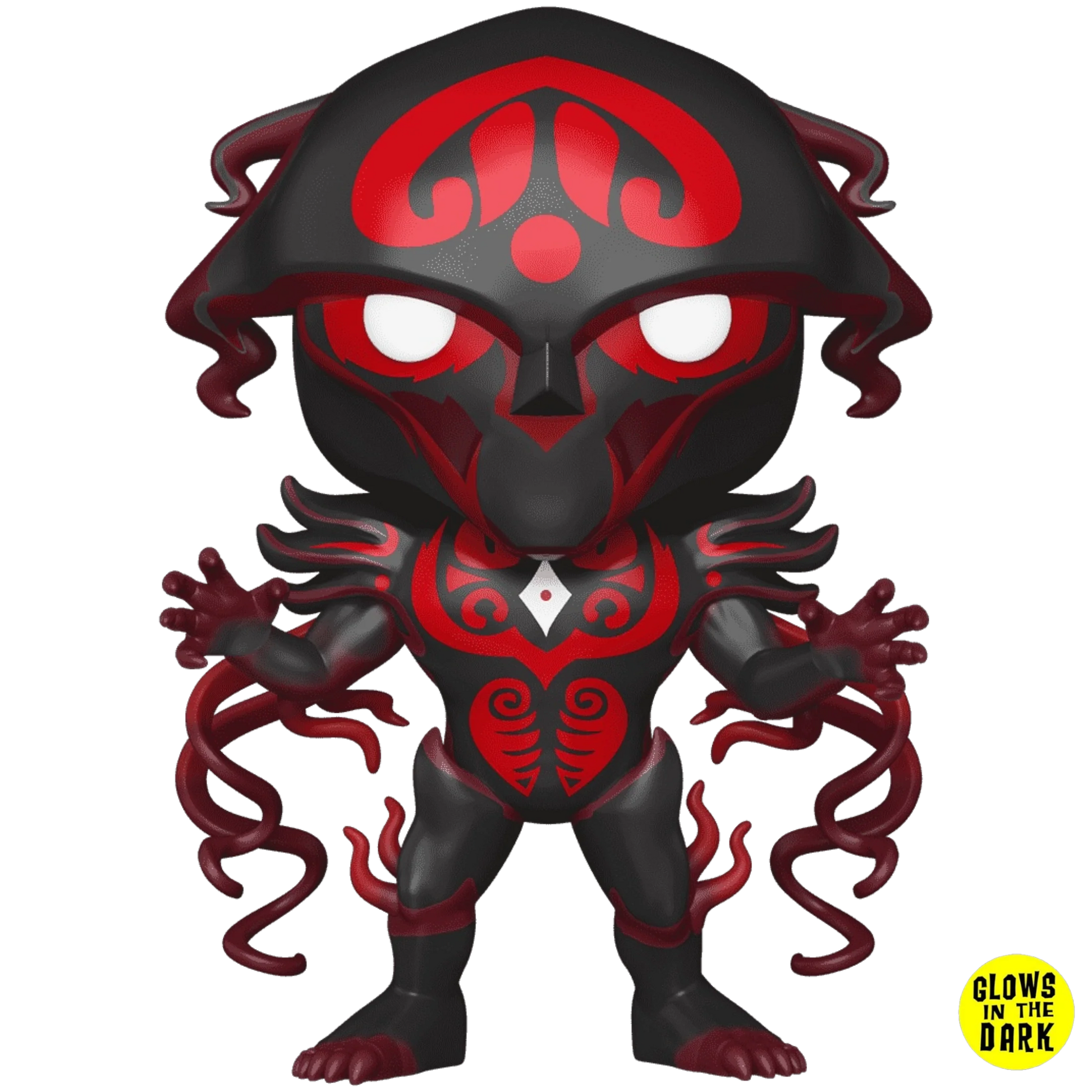 Pop! Digital Avatar Legends x Funko Vaatu glow-in-the-dark NFT collectible, featuring a detailed digital figure in vibrant colors.