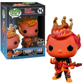 Pop! Digital Iron Maiden X Funko Series 1 Freddy Funko NFT collectible by Ralphie's Funhouse, featuring a stylized Freddy character.