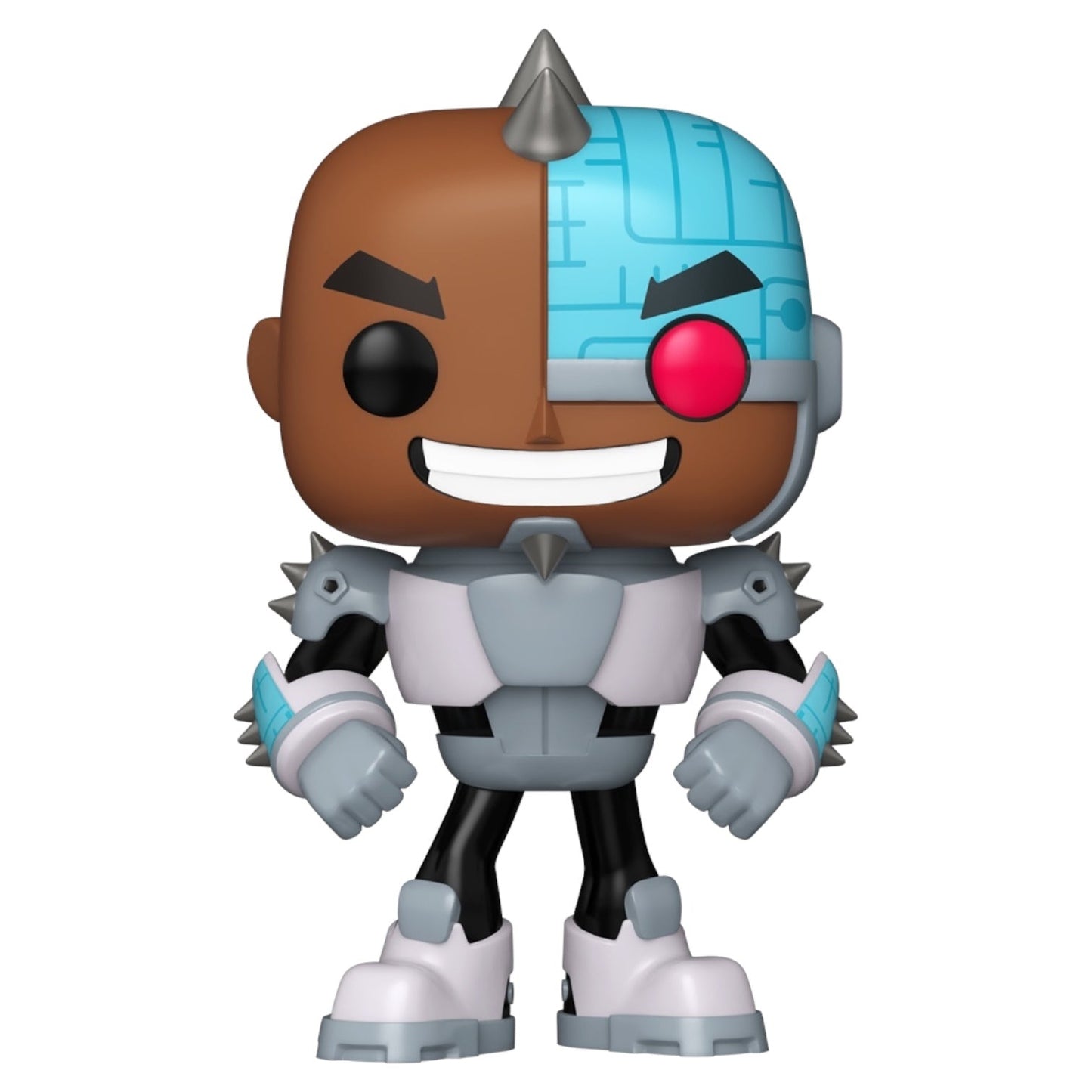 Digital Teen Titans Go! Cyborg Pop! NFT collectible from Ralphie's Funhouse, featuring Cyborg in a vibrant, detailed design.
