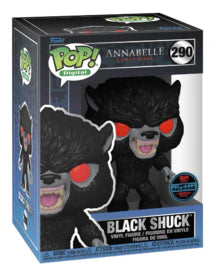 Pop! Digital WB Horror X Funko Series 2 Black Shuck Goat Demon figure from Ralphie's Funhouse, featuring a demonic goat with dark details.