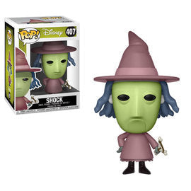 Pop! Disney Nightmare Before Christmas Shock figure by Ralphie's Funhouse, featuring Jack Skellington's spooky, detailed design.