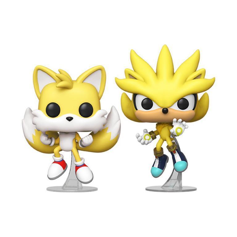 Pop! Games Sonic the Hedgehog Super Tails & Silver 2-Pack figures, collectible vinyl toys from Ralphie's Funhouse.
