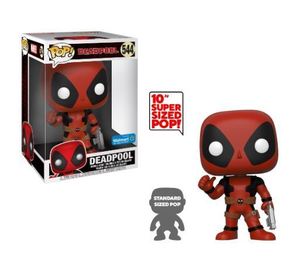 10-inch Pop! Marvel Deadpool figure from the Deadpool movie, featuring Deadpool in his costume with detailed design.