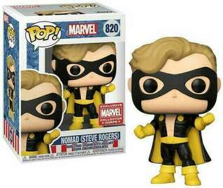Pop! Marvel Nomad Steve Rogers figure from Ralphie's Funhouse featuring comic-style design and detailed costume details.