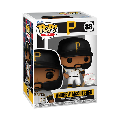 Pop! MLB Pittsburgh Pirates Andrew McCutchen collectible figure by Ralphie's Funhouse, featuring the character in Pirates team apparel.