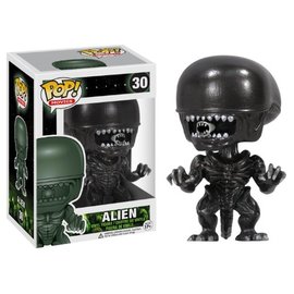 Pop! Movies Alien vs Predator Alien figure from 2013, collectible toy by Ralphie's Funhouse featuring detailed alien design.
