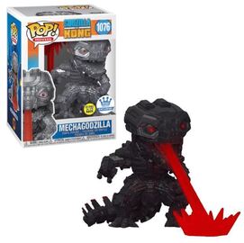 Glow-in-the-dark Mechagodzilla Funko Pop! figure from Godzilla vs Kong, exclusive collectible by Ralphie's Funhouse.