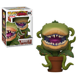 Pop! Movies Audrey II figure from Little Shop of Horrors by Ralphie's Funhouse, showing the iconic plant character in vibrant detail.