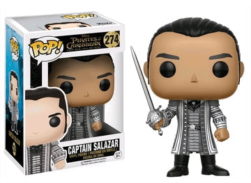 Pop! Movies Pirates of the Caribbean Captain Salazar figure from Ralphie's Funhouse, detailed likeness of the movie character.
