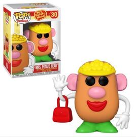 Mrs. Potato Head toy from Pop! Retro Toys by Hasbro, featuring colorful plastic parts and classic design.