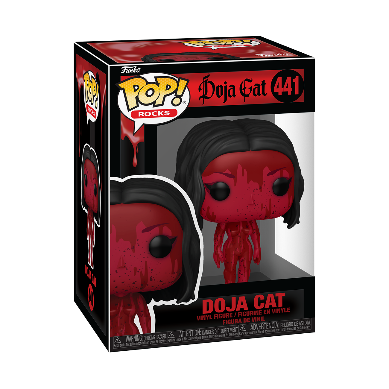 Colorful package of POP Rocks candy featuring Doja Cat's Scarlet design, from Ralphie's Funhouse, with bright, eye-catching graphics.