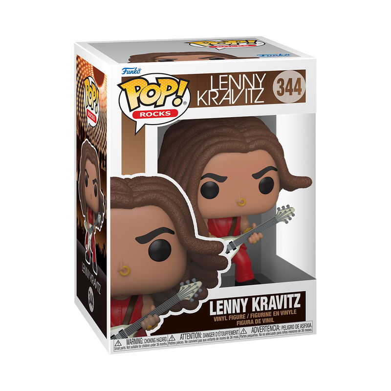 Pop! Rocks Lenny Kravitz figure from Ralphie's Funhouse, featuring a detailed collectible toy with vibrant colors and iconic style.