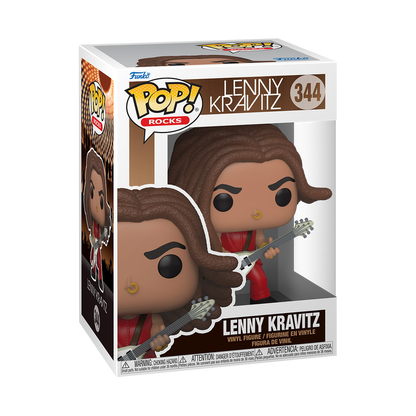 Pop! Rocks Lenny Kravitz figure from Ralphie's Funhouse, featuring a detailed collectible toy with vibrant colors and iconic style.