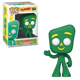 Pop! Television Gumby figure from Ralphie's Funhouse, 2020 release featuring classic green character in collectible pose.